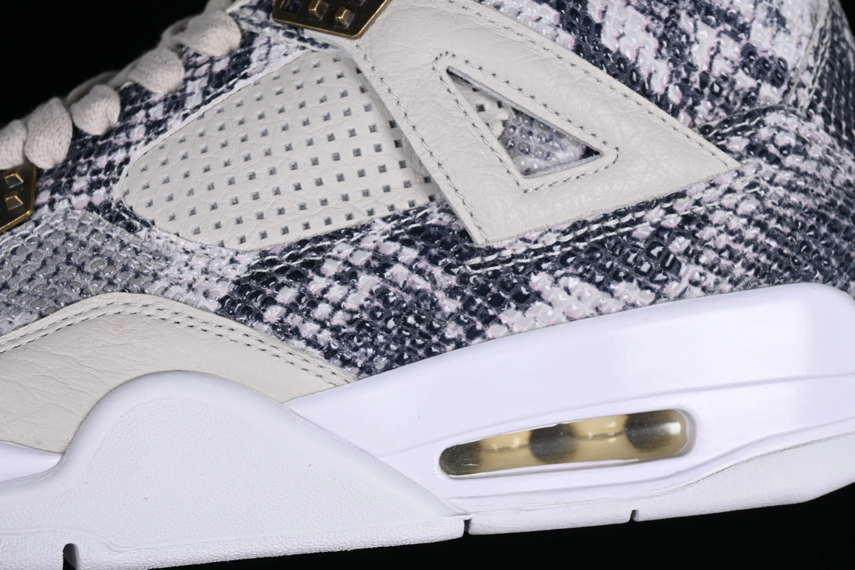 All categories Air Jordan Jordan series basketball shoes Air Jordan 4 Air Jordan 4 Premium "Snakeskin" AJ4 Joe 4 python pattern 819139-030